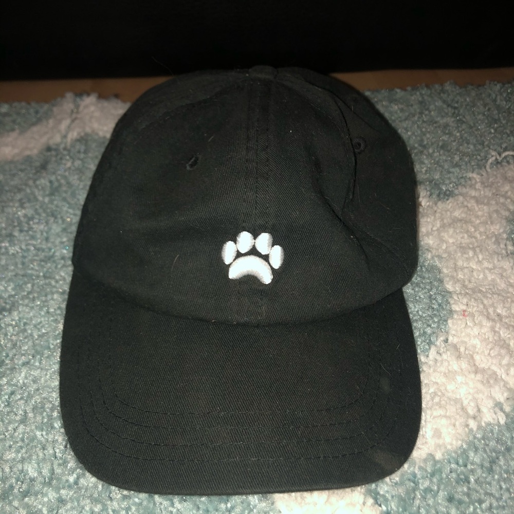 black PAWZ hat
